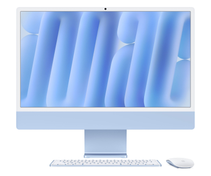 All-in-One Apple iMac 24 M6/16GB/256/MacOS Retina 4,5K Niebieski 12R GPU
